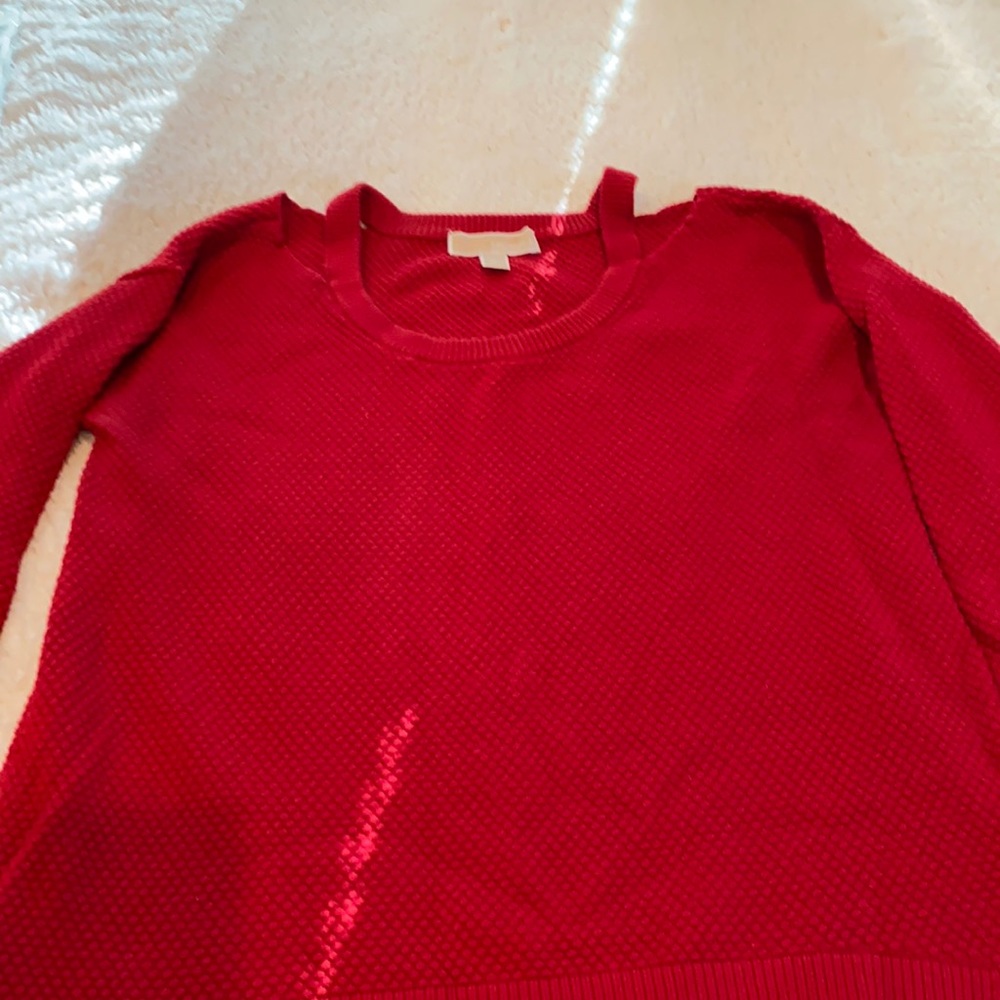 Michael Kors Red Sweater Size Large